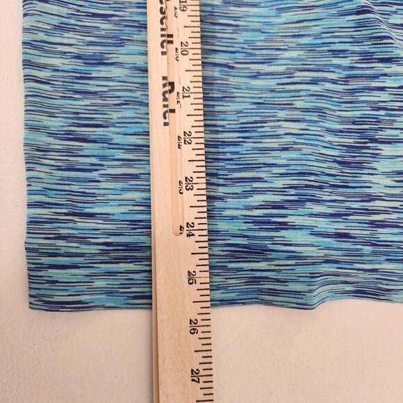 Womens Racerback Athletic Tank Top Small By Academy Ltd Shirt Blue Green - Picture 10 of 11